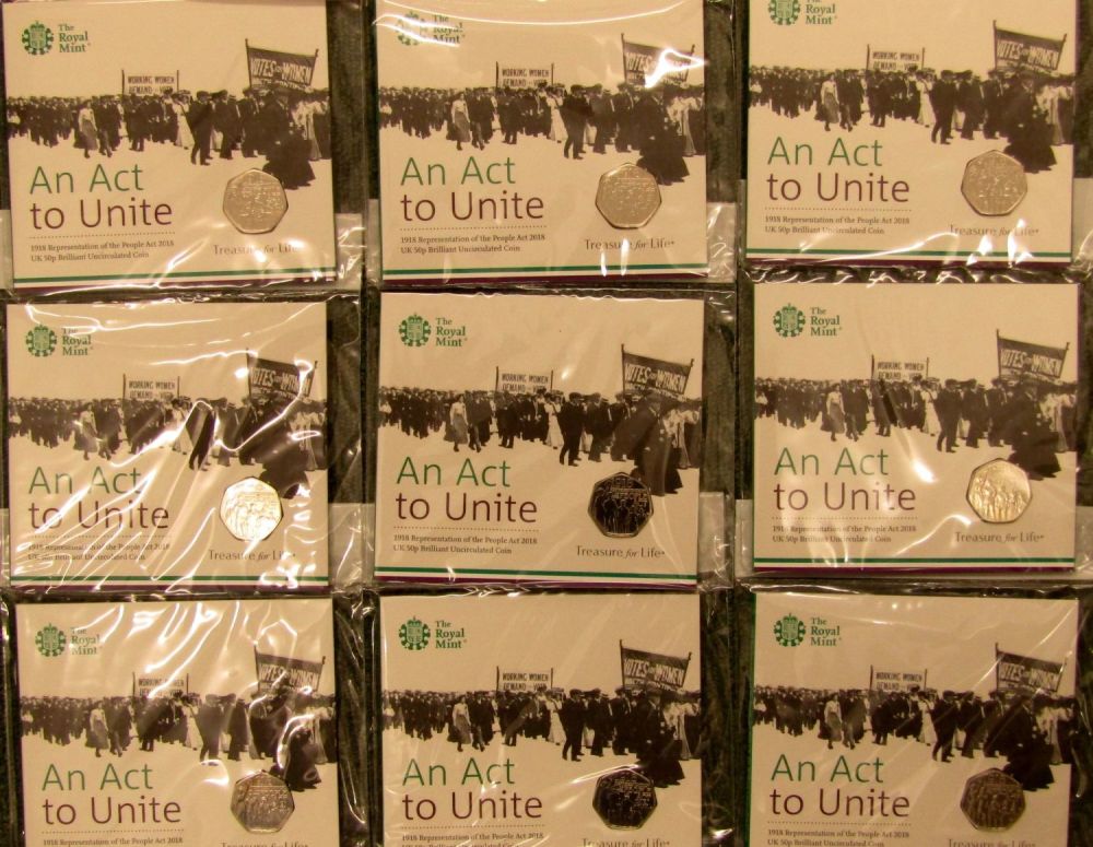 Lot 1308: Royal Mint, An Act to Unite 2018 Fifty...