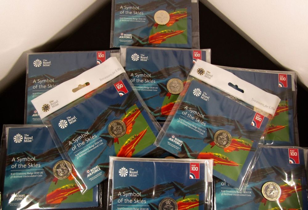 Lot 1318: Royal Mint 2018 A Symbol of the Skies...