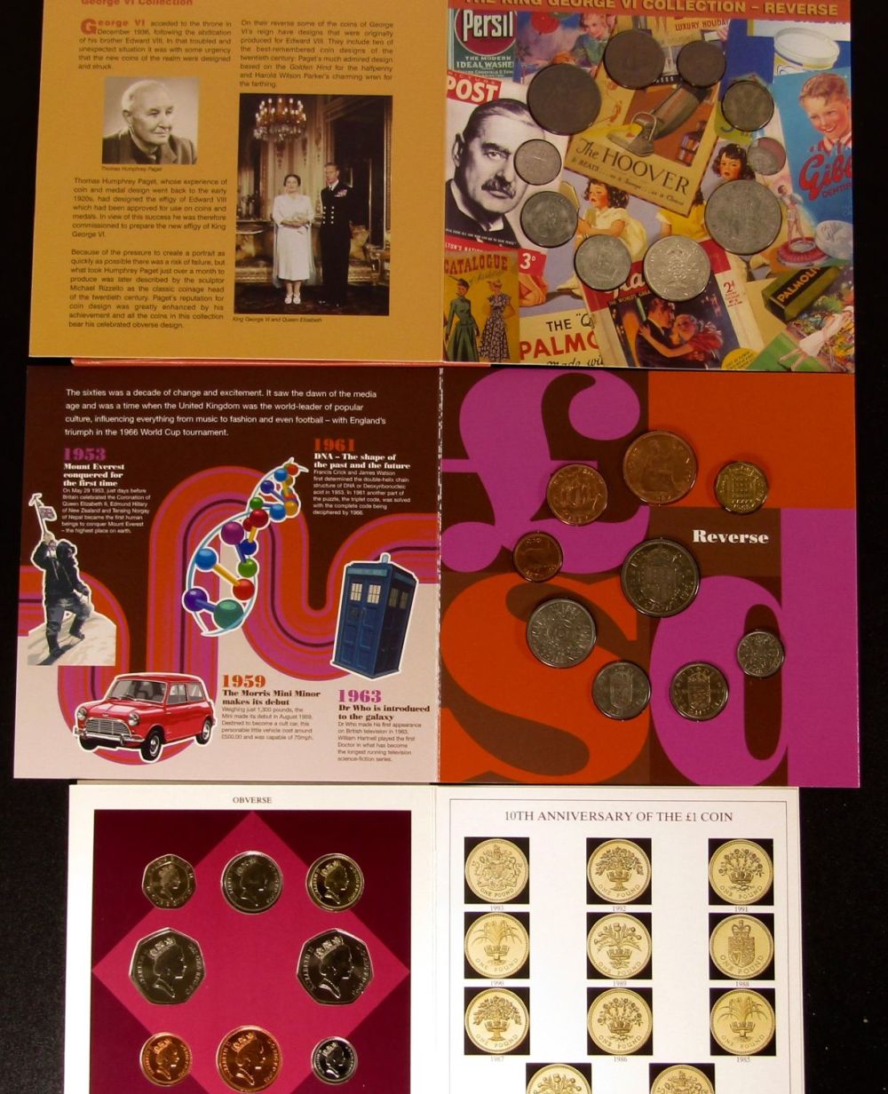 Lot 1341: Royal Mint Coin Sets in Presentation Packs. 1993...