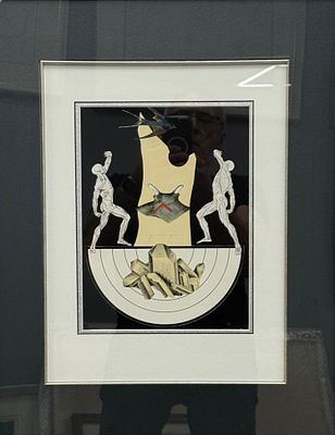 Alain Le Yaouanc / Алэн ле Яуанг "Экорше". бумага, литография 
размер по паспарту 38х28см.