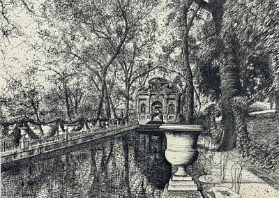 Jean-Marie Carzou / Жан-Мари Карзу (1907 - 2000) " Виды Парижа". бумага, литография 
размер 