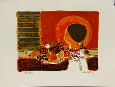 Frederick Menguy / Фредерик Менгуй (1927 - 2007). бумага, литография 
размер листа 41х30 см 