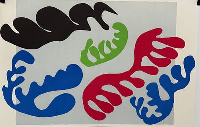 Henri Matisse / Анри Матисс (1869-1954)" Композиция из цикла "Джаз". бумага, литография 
размер 