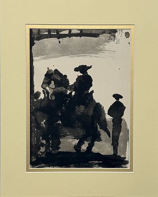 Pablo Picasso / Пабло Пикассо (1881 - 1973), из цикла "Торос и торерос". бумага, литография 