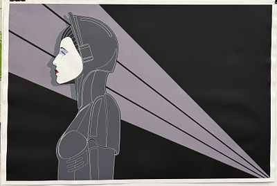 Крэйг Дрейк / Craig Drake, "Metropolis (Maria)". бумага, шелкография 
размер листа 61 х 91 см. 