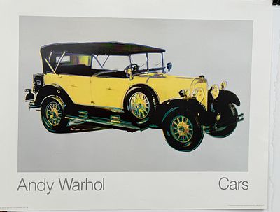 Andy Warhol / Энди Уорхол (1928 - 1987), "Mercedes Type 400 Tourenwagen". бумага, лито-офсет 