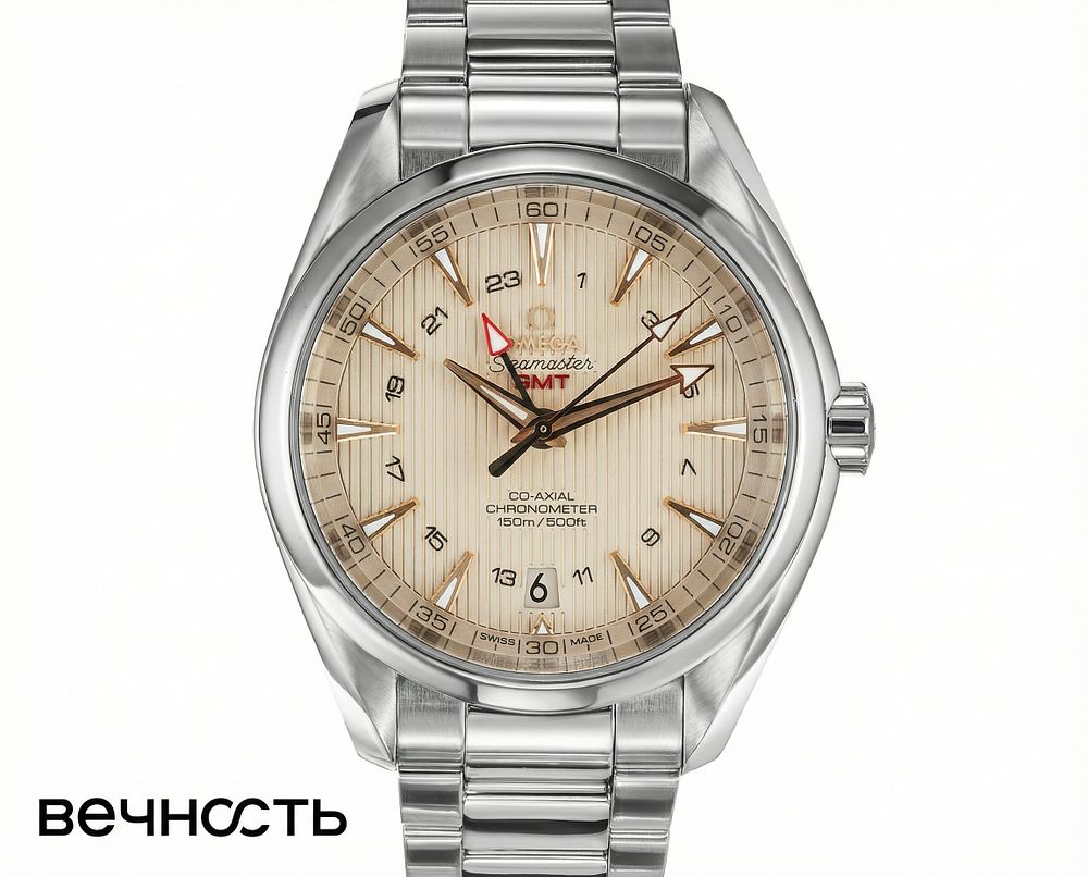 Omega Seamaster Aqua Terra 150M. Ref: 231.13.43.22.02.004 
Калибр: 8605. 
Стекло: Сапфировое с 