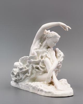 Фигура «Балерина Галина Уланова в роли умирающего лебедя». ЛФЗ, 1950-1960-е годы. 
Автор 