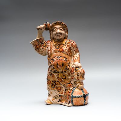 Авторская фигура &laquo;Дайкоку с колотушкой&raquo;. Мастер: Кидзан. 
Япония, период Мэйдзи (1868 — 1912). 