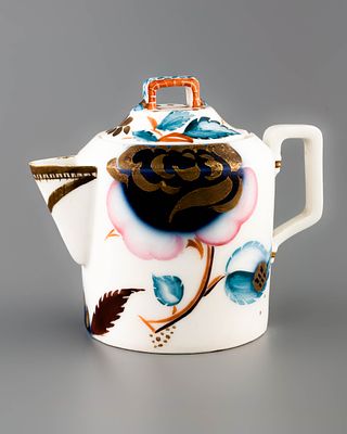 Редчайший молочник с цветочной росписью &laquo;Розы&raquo;. ЛФЗ, 1929 год. 
Фарфор, надглазурная и 