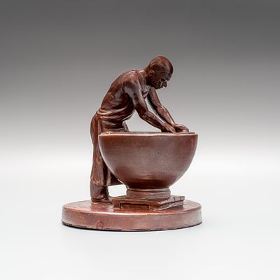 Скульптура &laquo;Созидатель&raquo;. Германия, 1920-1930-е годы. 
Керамическая масса, лепка, прокраска. 
