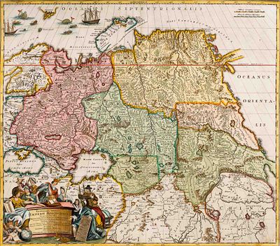 XVIII век! Редкая карта России начала 18 века (с Петербургом)
&laquo;Generalis Totius Imperii 