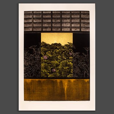 Гравюра &laquo;Window №5&raquo;. Япония, 2006 год. 
Автор: Хаманиси Кацунори. 
Японская бумага 