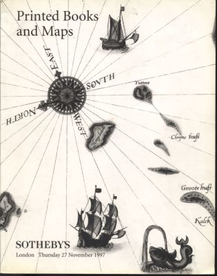 Sotheby's London Printed Books and Maps November 1997 Auction Catalog. 83 pages 
716 lots 