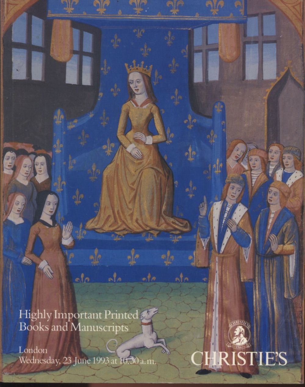 Christie's London Higly Important Printed Books and Manuscripts June 1993 Auction Catalog. 273 