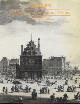 Sotheby's London Atlases, Travel and Natural History November 1991 Auction Catalog. 148 pages 
