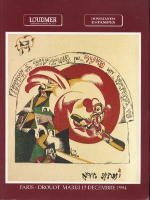 Loudmer Paris Importantes Estampes December 1994 Auction Catalog. 441 lots 
fine condition