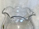 Lausitzer Glas Co. German Democratic Republic GDR Crystal Etched VASE. Mouth blown, hand cut Image - 2