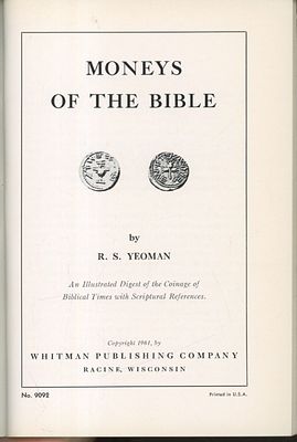 כסף התנ”ך / ר. ס. יומן
R. S. Yeoman – Moneys of the Bible
Whitman Publishing Co., Racine 