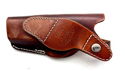 FOBUS Tactical Leather Gun Holster – Model 3804 | Heavy Genuine Leather, Belt Clip Carry. High-qu 
