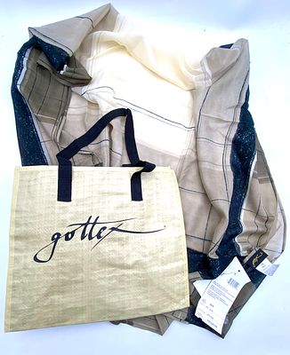 Authentic Gottex Scarf / Pareo – New With Tags – 100&times;150 cm – Luxury Resort Wear 
Elegant large 