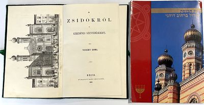 Hungary Judaica Hungarian. A zsid&oacute;kr&oacute;l &eacute;s ezred&eacute;ves szenved&eacute;seikről 1858 1 yeasr before the 