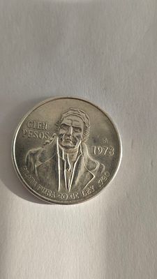 מטבע כסף 0.720, 27.78 גרם | מקסיקו 100 פסו 1978