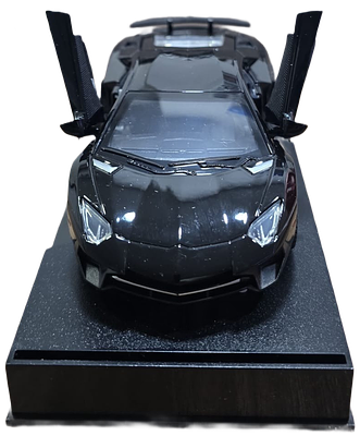 דגם Lamborghini Aventador LP700-4 SV בקנה מידה 1:32 - . דגם איכותי ממתכת. גימור בצבע שחור, עם 