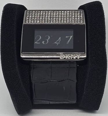 DKNY NY3962 Digital Watch | Vintage Donna Karan New York | Crystal Set | Elegant Design - שעון 
