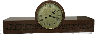 נדיר. שעון שולחני מכני ענק וינטג' Westminster Mantel Clock משנות ה-60. גדול מאוד, מאסיבי וכבד 