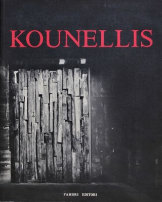 Jannis Kounellis (1936-2017). "Kounellis", libro, formato cm 29,5x24 pagine 247, stampato nel 1992