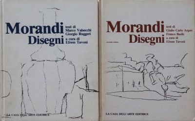 Giorgio Morandi (1890-1964). "Morandi disegni", libro due volumi, formato cm 29x23, pagine 400 