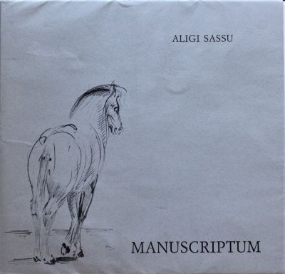 Aligi Sassu (1912-2000). "Manuscriptum", libro, formato cm 34x36, pagine 98, stampato nel 1992 
