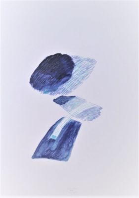 Ugo La Pietra (1938). "Segni incisi per Marina di Ravenna", serigrafia cm 50x70, es. P.A. 15/15 