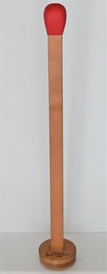 Bernard Aubertin (1934-2015). "Allumettes geants", scultura in legno, cm 100x15x15, firma 