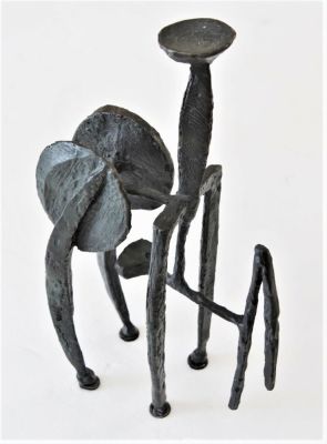 Tommaso Cascella (1890-1968). "Animagia", scultura in bronzo, cm 39x22x11, firma, es. 25/70