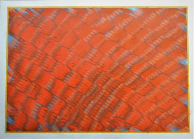 Raffaele Scaglione (1945). "senza titolo", pastello a olio su carta, cm 50x70, sul retro firma