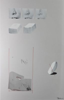 Joel Kermarrec (1939). "senza titolo", serigrafia, cm90x56, firma, es. 105/150, eseguita nel 1974