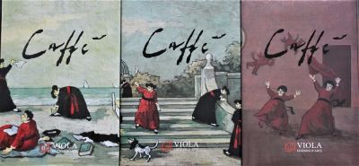 Nino Caff&egrave; (1908-1975). "Catalogo Generale Nino Caff&egrave;", tre volumi, editore Violarte, editi nel 