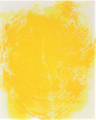 Marco Grassi (1966). "senza titolo", olio su carta, cm 20x15, firma al retro, eseguito nel 2019