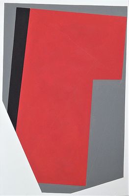 Gianfranco Pardi (1933-2012). "Controcampo 7", olio su tela, cm 120x80, firma, eseguita nel 2009 