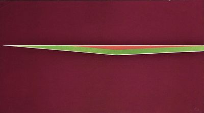 Gloria Carmen Morales (1942). "senza titolo", serigrafia, cm 40x70, firma, esemplare VIII/X 