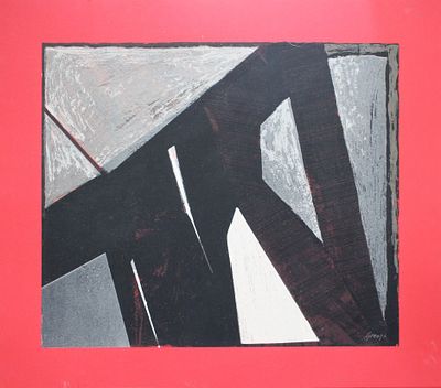 Giuseppe Granzo (1951). "senza titolo", serigrafia, cm 78x88, firma, es. 127/250