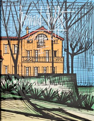 Libro. "Bernard Buffet lithographe II", catalogo ragionato dell'opera grafica contenente tre 