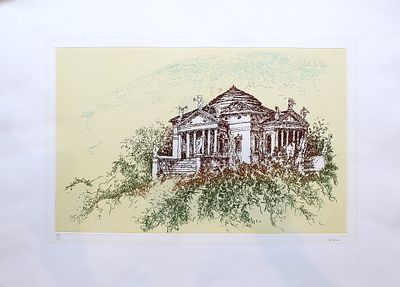 Autore sconosciuto. "senza titolo", acquatinta, foglio cm 70x50, lastra cm 30x50, firma, es. 293/300