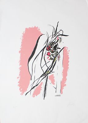 Autore sconosciuto. "senza titolo", litografia, foglio cm 50x70, firma, es. 71/100