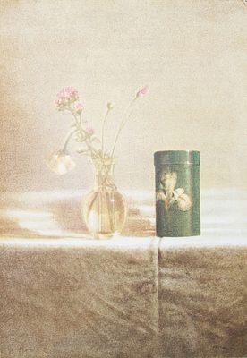 Autore sconosciuto. "senza titolo", litografia, foglio cm 35x50, firma, es. 19/120