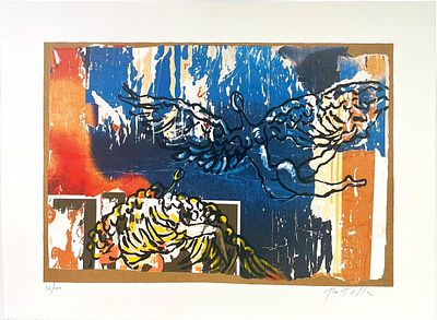 Mimmo Rotella “L’Angelo cattivo” - Mimmo Rotella (1918-2006) “The Bad Angel” Multi-material 