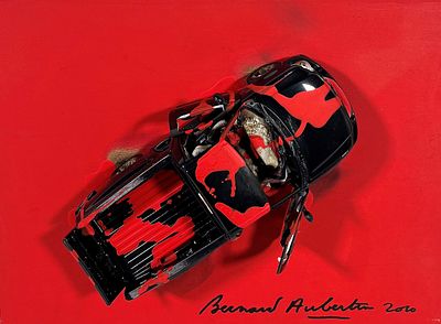 Bernard Aubertin “Voiture Brùlée" 2010 - Bernard Aubertin (1934-2015) "Voiture Brùlée" 2010 