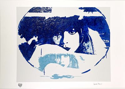 Giosetta Fioroni “Doppio liberty light blue” - Giosetta Fioroni (1932) “Double Liberty Light Blue” 